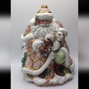 Fitz and Floyd Santa cookie jar‎